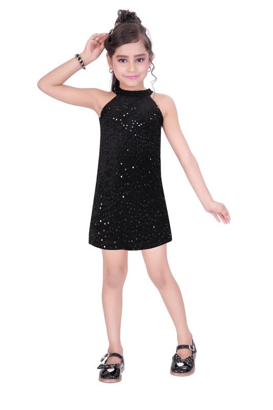 Black Velvet Dress For Baby Girls