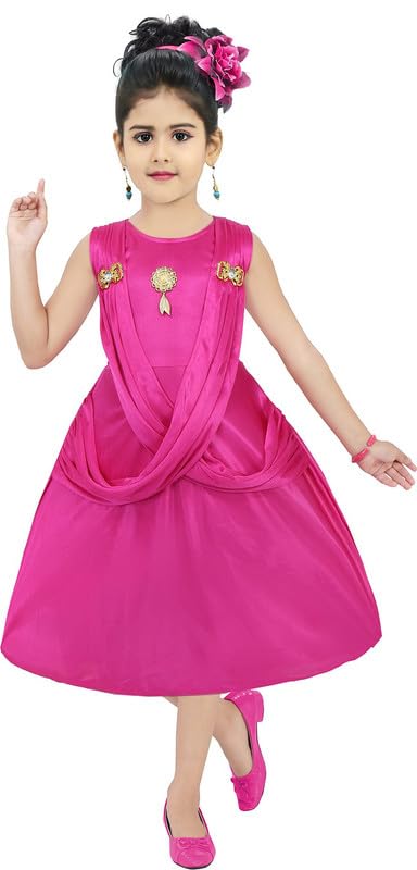 Rani Satin Dress For Baby Girls