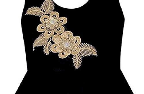 Black Satin Dress For Girls