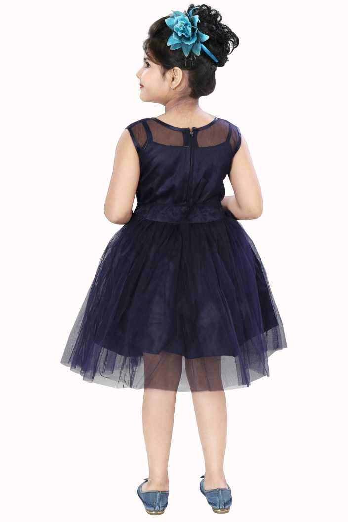 Black Net Dress For Baby Girls