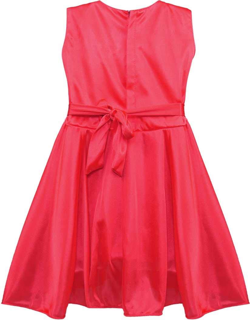 Pink Satin Dress For Girls
