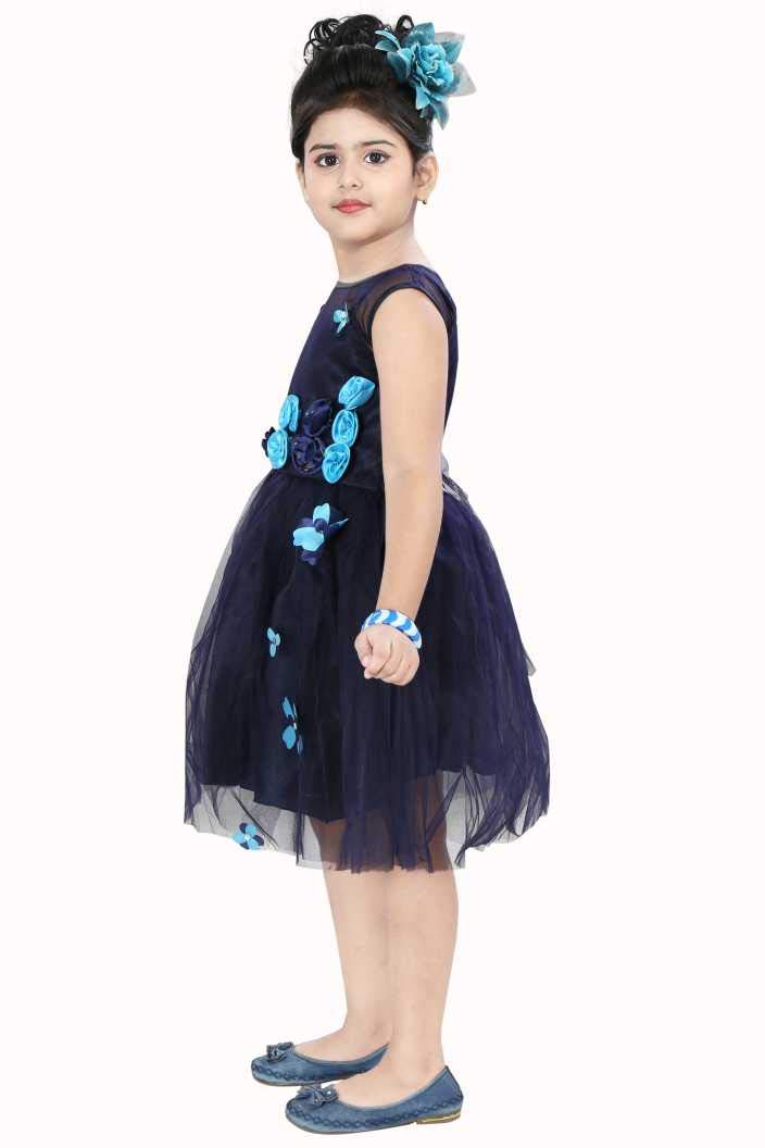 Black Net Dress For Baby Girls
