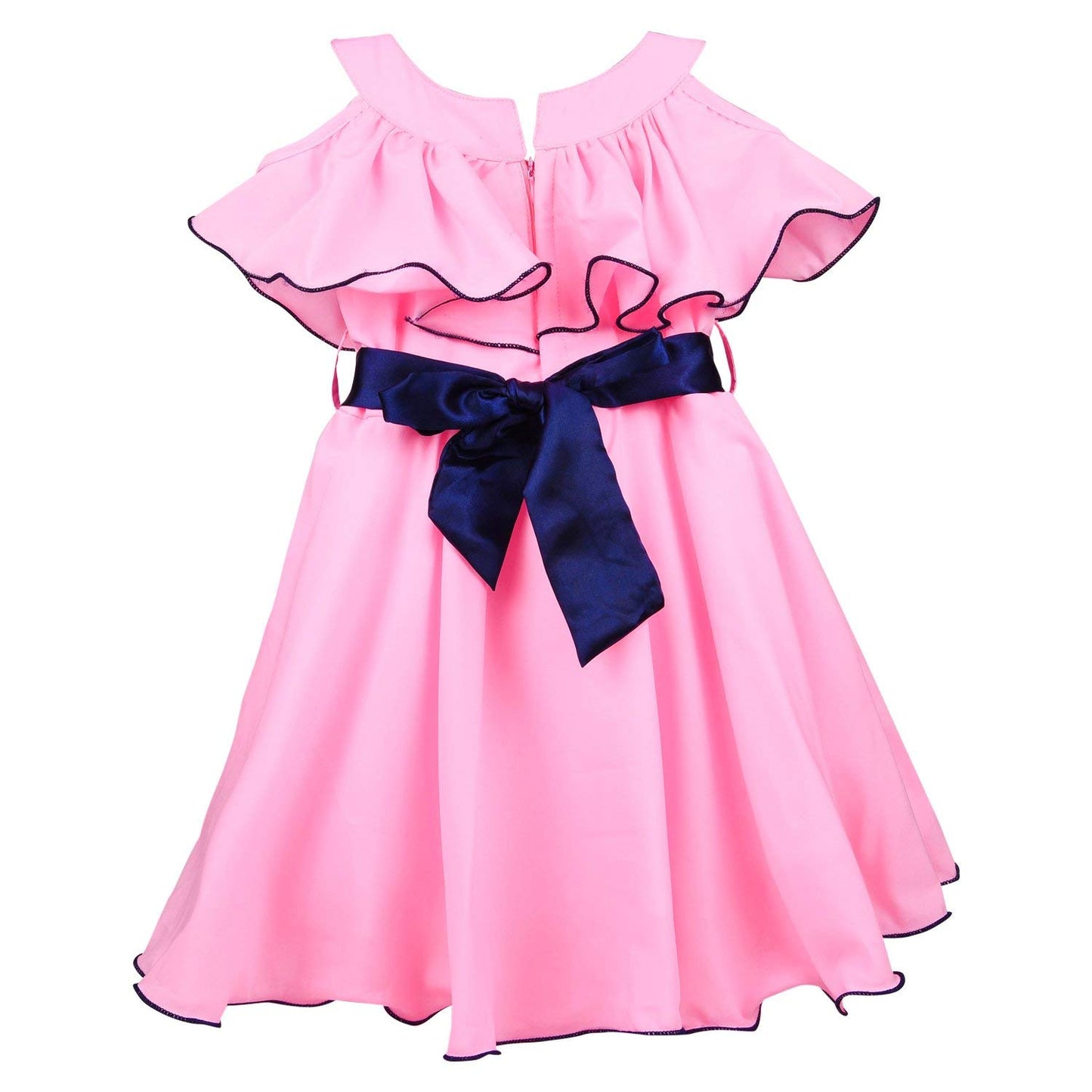 Pink Satin Dress For Girls