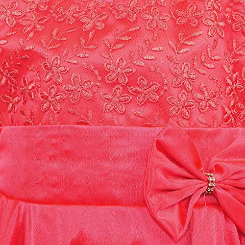 Pink Satin Dress For Girls