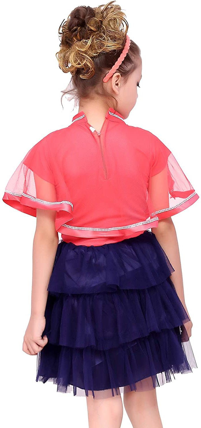 Orange Net Kids Apparel Combo For Baby Girls